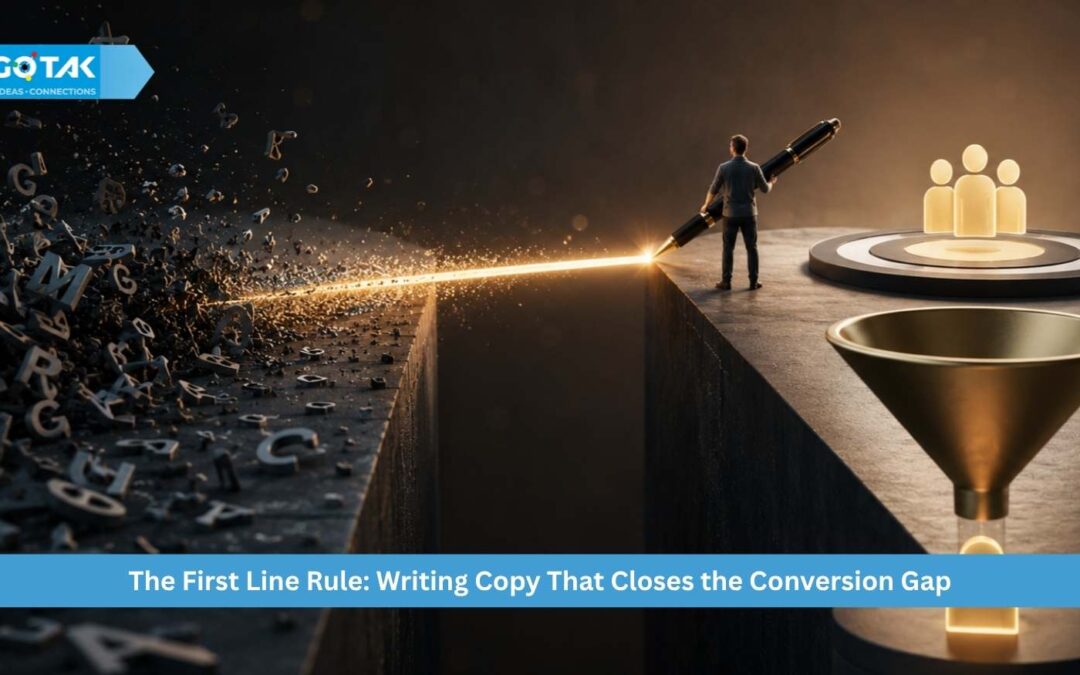 The First Line Rule: Writing Copy That Closes the Conversion Gap